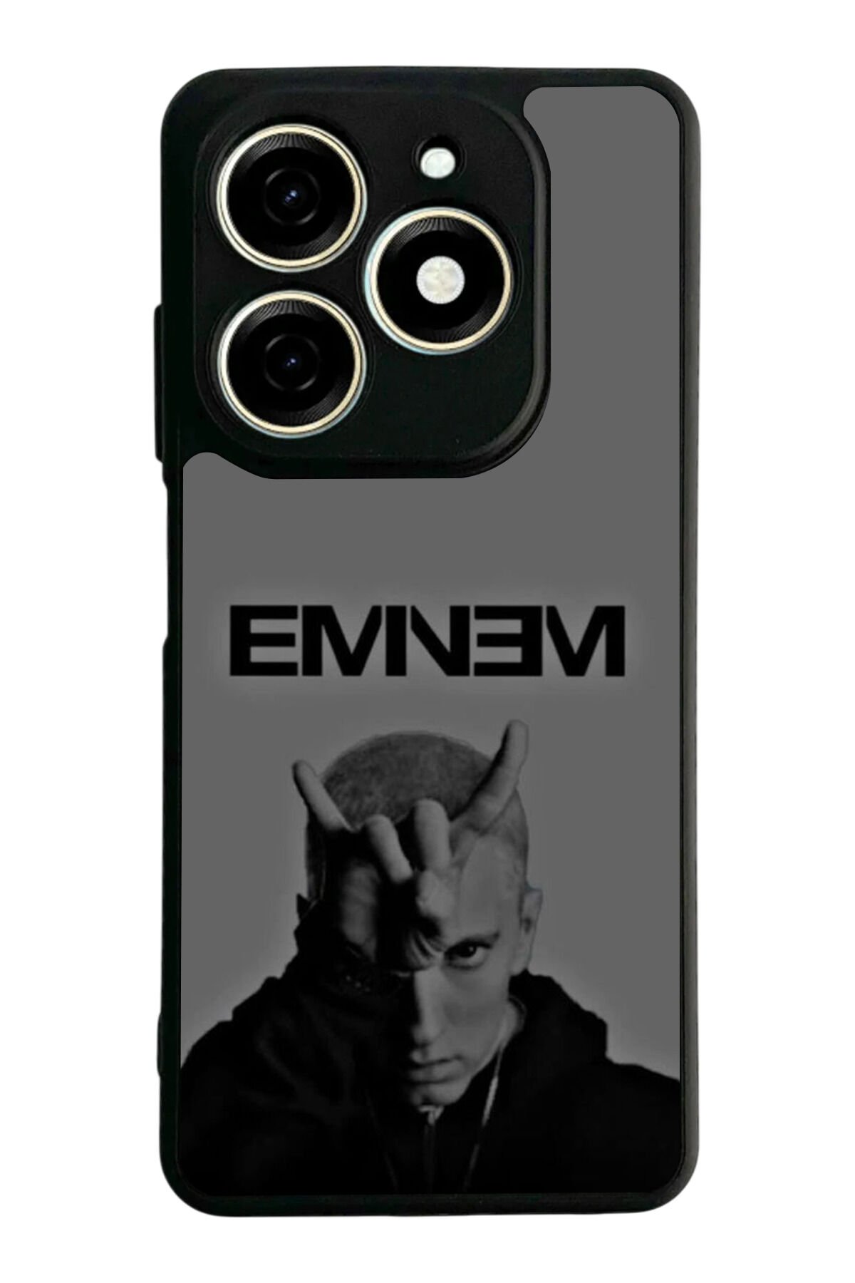 Infınıx Smart 8 Pro Uyumlu Eminem Tasarımlı Glossy Premium Kılıf