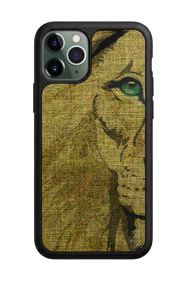 iPhone 11 Pro Max Uyumlu Aslan Tasarımlı Glossy Premium Kılıf