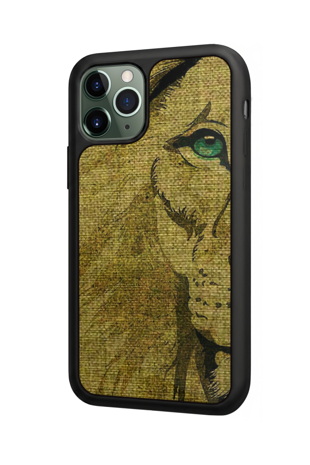iPhone 11 Pro Max Uyumlu Aslan Tasarımlı Glossy Premium Kılıf