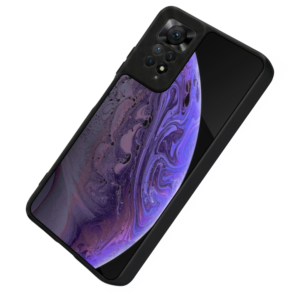 Xiaomi Redmi Note 11 Pro Uyumlu Ay Tasarımlı Glossy Premium Kılıf