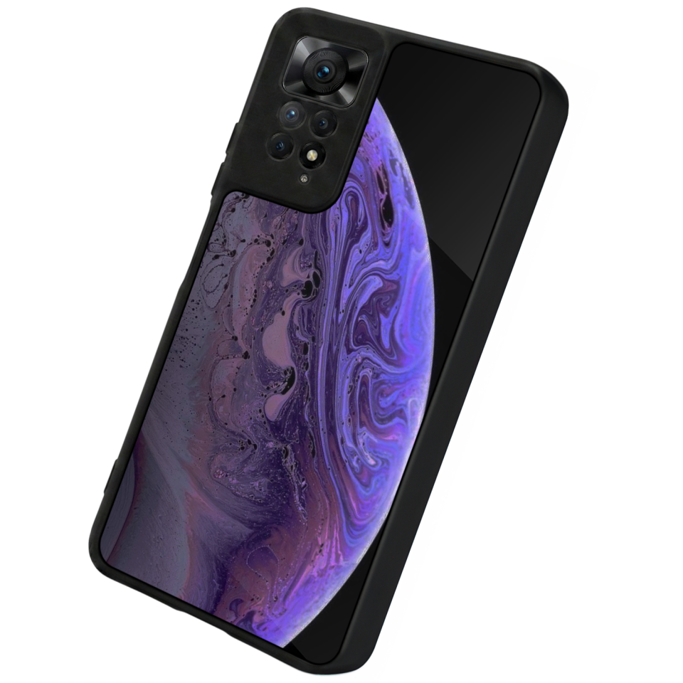 Xiaomi Redmi Note 11 Pro Uyumlu Ay Tasarımlı Glossy Premium Kılıf