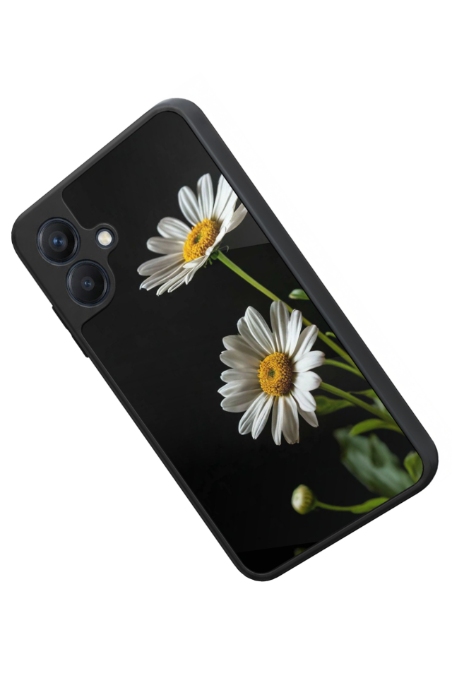 Samsung Galaxy A07 Uyumlu Cicek Tasarımlı Glossy Premium Kılıf