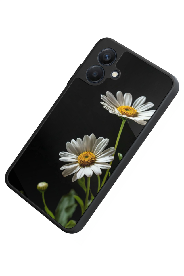 Samsung Galaxy A07 Uyumlu Cicek Tasarımlı Glossy Premium Kılıf