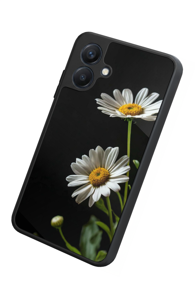 Samsung Galaxy A07 Uyumlu Cicek Tasarımlı Glossy Premium Kılıf