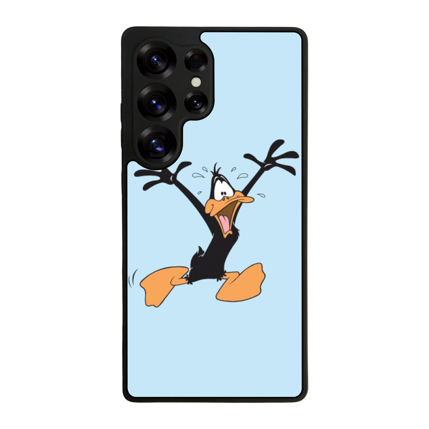 Samsung Galaxy S25 Ultra Uyumlu Daffy duck Tasarımlı Glossy Premium Kılıf