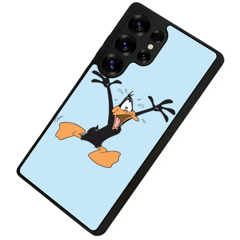 Samsung Galaxy S25 Ultra Uyumlu Daffy duck Tasarımlı Glossy Premium Kılıf