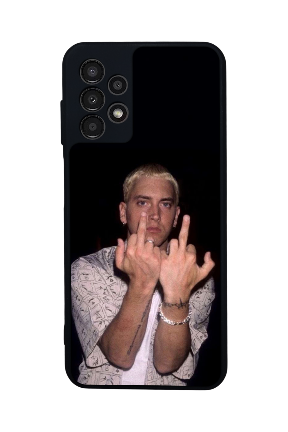 Samsung Galaxy A13 Uyumlu Eminem Tasarımlı Glossy Premium Kılıf
