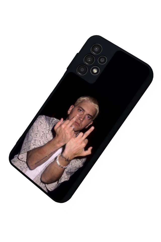 Samsung Galaxy A13 Uyumlu Eminem Tasarımlı Glossy Premium Kılıf