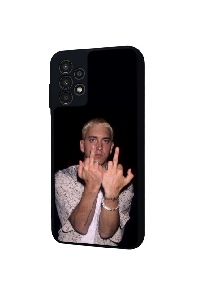 Samsung Galaxy A13 Uyumlu Eminem Tasarımlı Glossy Premium Kılıf