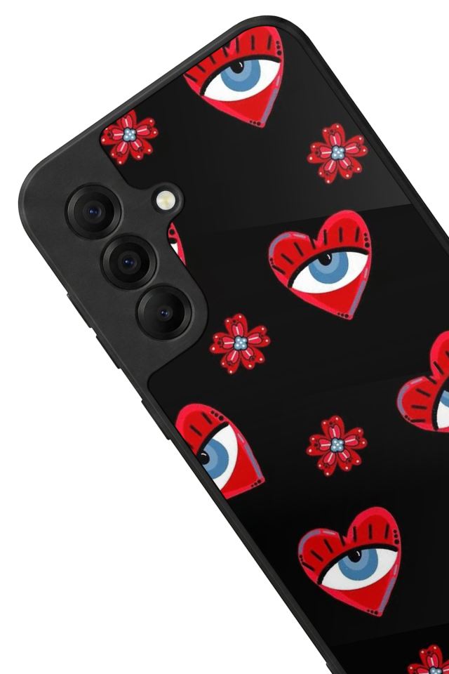 Samsung Galaxy A17 Uyumlu Göz Tasarımlı Glossy Premium Kılıf