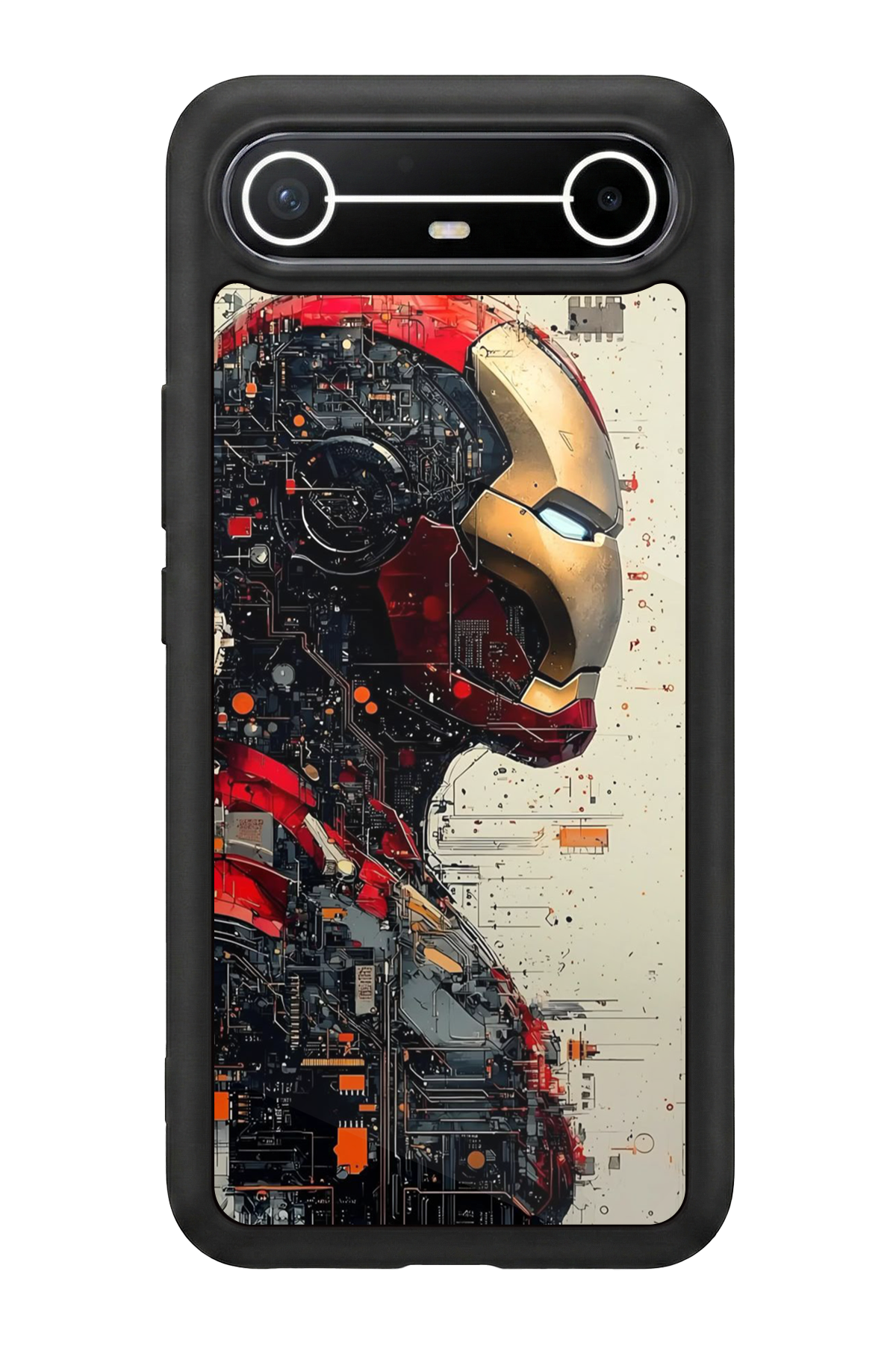 Tecno Spark Slim 5G Uyumlu  Iron Man ( Demir Adam ) Tasarımlı Glossy Premium Kılıf