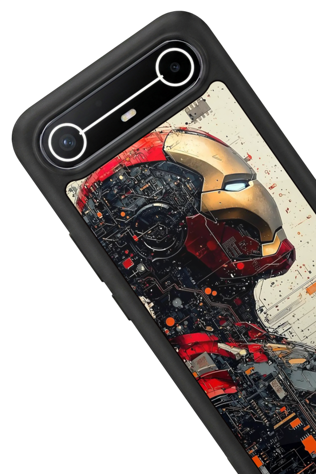 Tecno Spark Slim 5G Uyumlu  Iron Man ( Demir Adam ) Tasarımlı Glossy Premium Kılıf