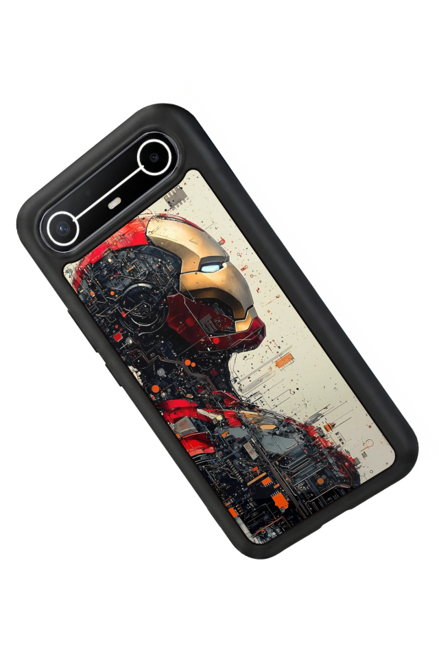 Tecno Spark Slim 5G Uyumlu  Iron Man ( Demir Adam ) Tasarımlı Glossy Premium Kılıf