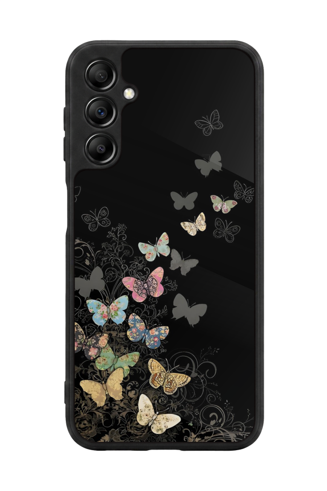 Samsung Galaxy A14 Uyumlu Kelebek Tasarımlı Glossy Premium Kılıf