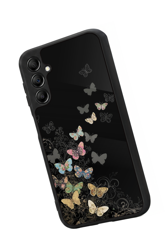 Samsung Galaxy A14 Uyumlu Kelebek Tasarımlı Glossy Premium Kılıf