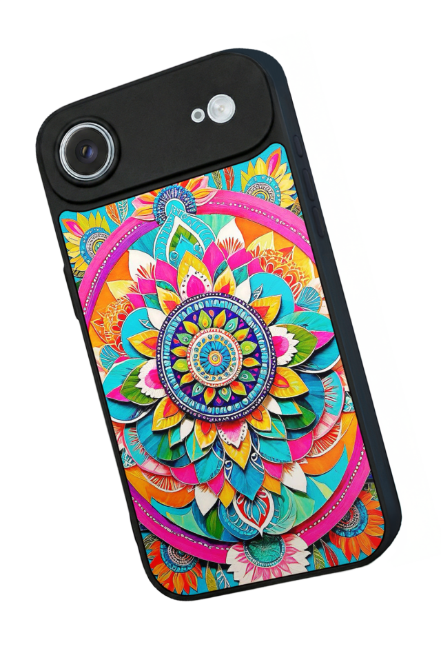 iPhone 17 Air Uyumlu Mandala Tasarımlı Glossy Premium Kılıf