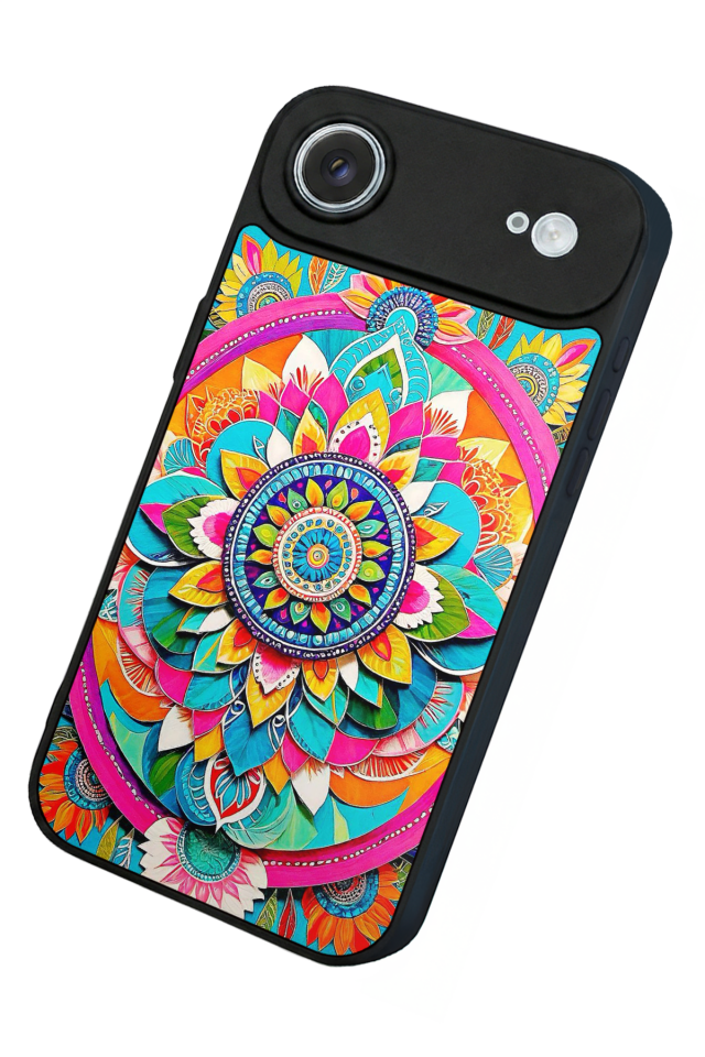 iPhone 17 Air Uyumlu Mandala Tasarımlı Glossy Premium Kılıf