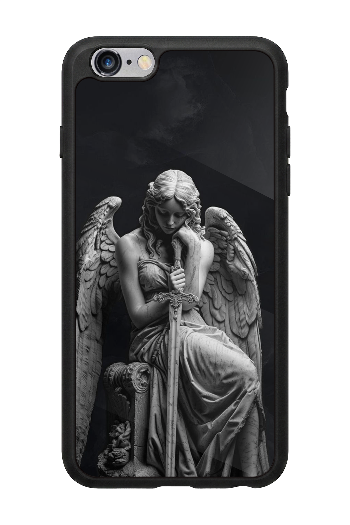 iPhone 6s Plus Uyumlu Melek Tasarımlı Glossy Premium Kılıf