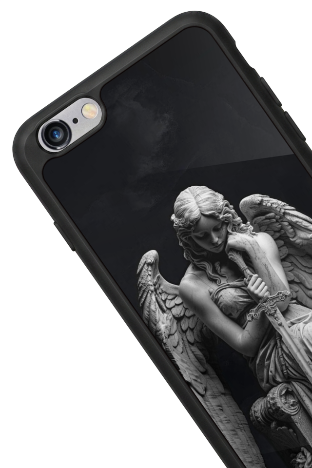 iPhone 6s Plus Uyumlu Melek Tasarımlı Glossy Premium Kılıf