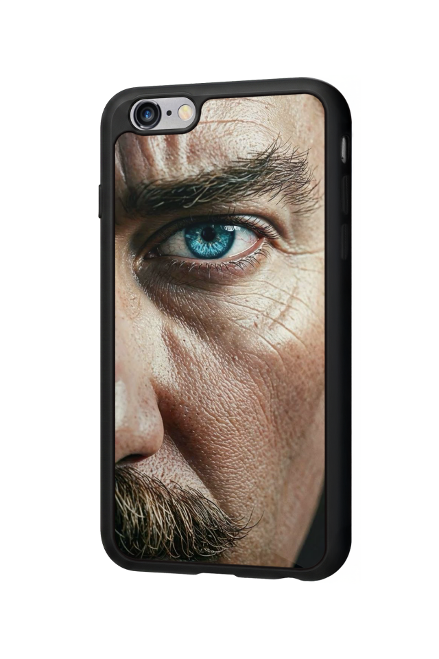 iPhone 6 Plus Uyumlu Mustafa Kemal Ataturk Tasarımlı Glossy Premium Kılıf