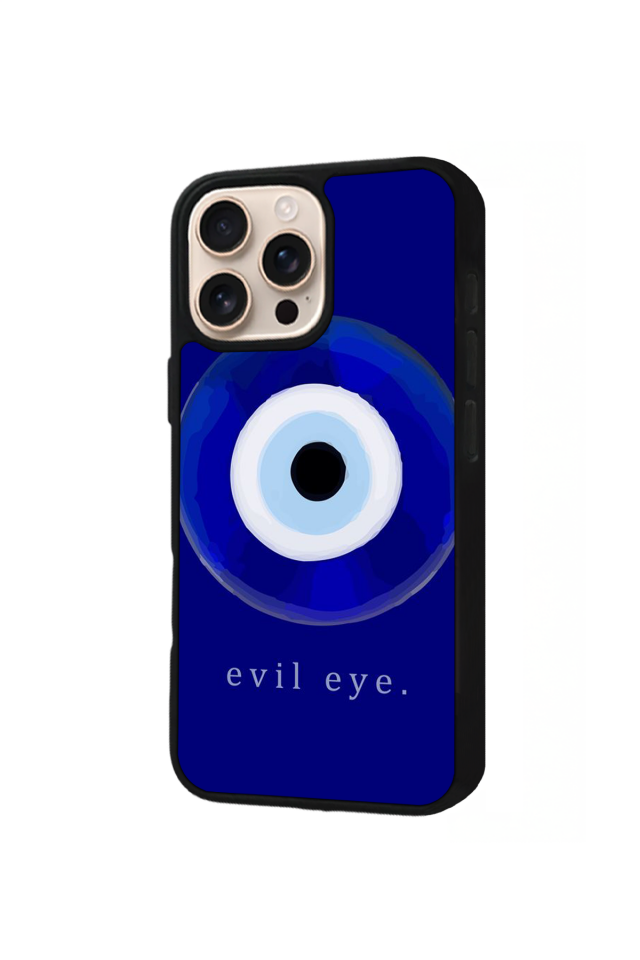 iPhone 14 Pro Uyumlu Nazar Tasarımlı Glossy Premium Kılıf