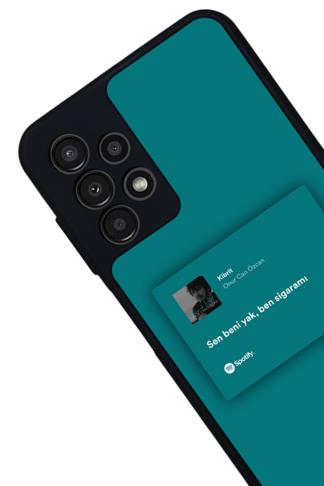 Samsung Galaxy A23 Uyumlu Sarki Sozleri Tasarımlı Glossy Premium Kılıf