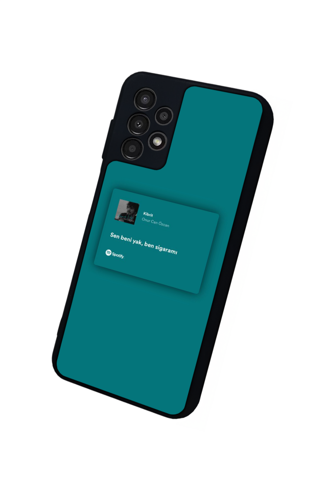 Samsung Galaxy A23 Uyumlu Sarki Sozleri Tasarımlı Glossy Premium Kılıf