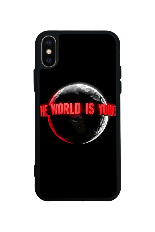 iPhone X/ XS Uyumlu Scarface Tasarımlı Glossy Premium Kılıf