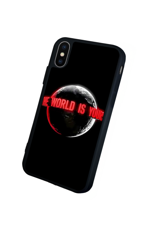 iPhone X/ XS Uyumlu Scarface Tasarımlı Glossy Premium Kılıf