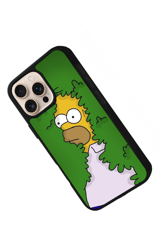 iPhone 15 Pro Max Uyumlu The Simpsons Tasarımlı Glossy Premium Kılıf