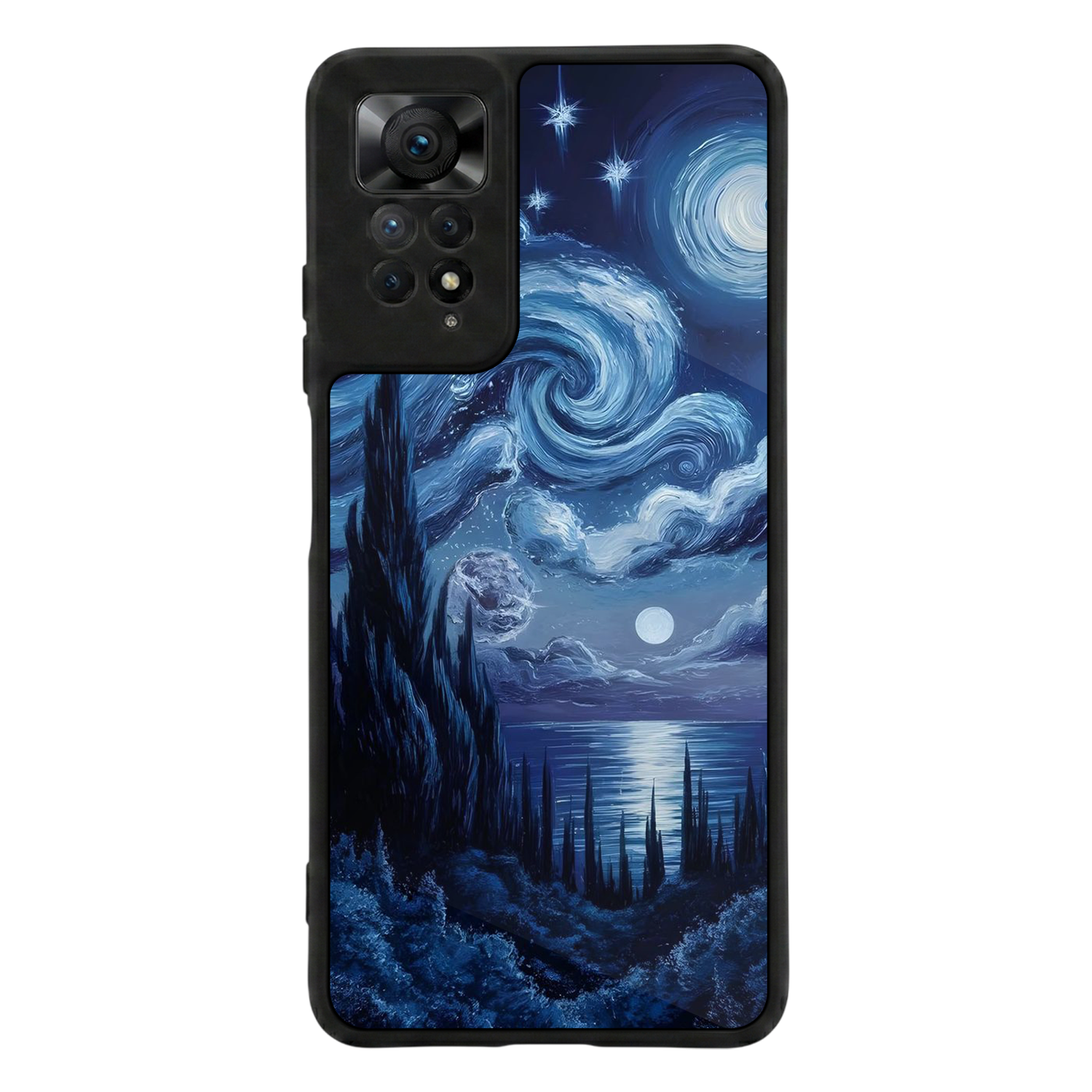Xiaomi Redmi Note 11 Pro Uyumlu Ay Tasarımlı Glossy Premium Kılıf