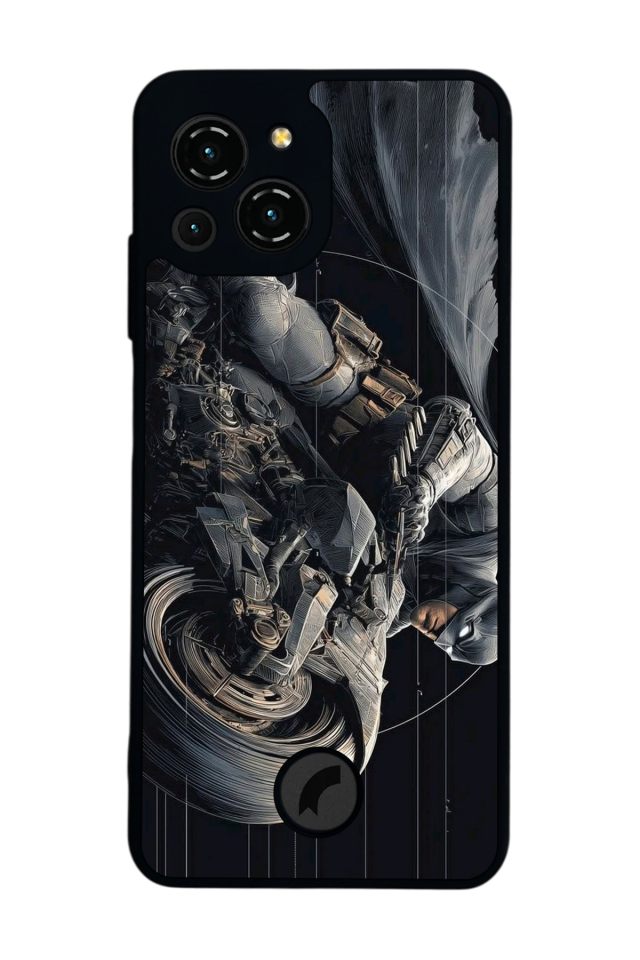 Reeder S23 Pro Max Uyumlu Batman Tasarımlı Glossy Premium Kılıf