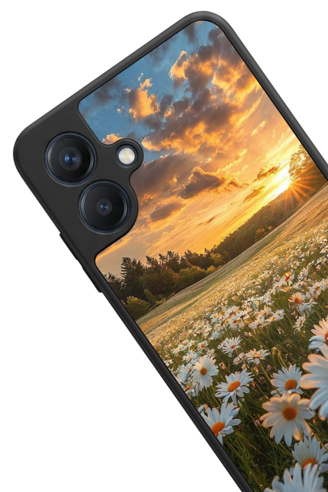 Samsung Galaxy A07 Uyumlu Cicek Tasarımlı Glossy Premium Kılıf