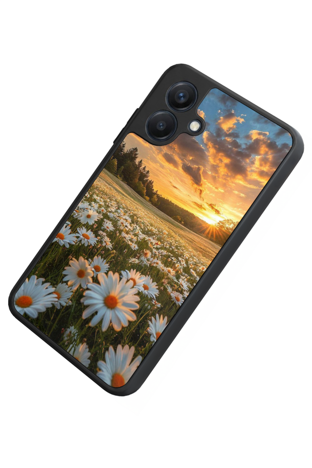 Samsung Galaxy A07 Uyumlu Cicek Tasarımlı Glossy Premium Kılıf