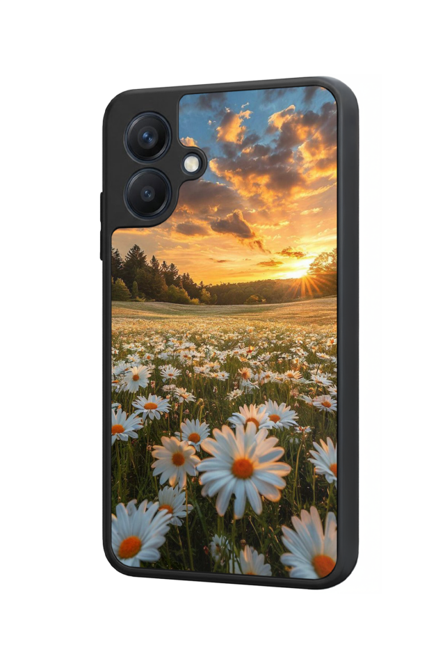 Samsung Galaxy A07 Uyumlu Cicek Tasarımlı Glossy Premium Kılıf
