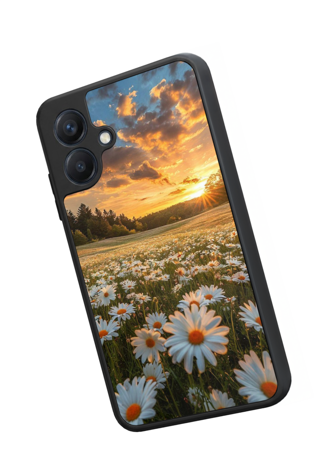 Samsung Galaxy A07 Uyumlu Cicek Tasarımlı Glossy Premium Kılıf