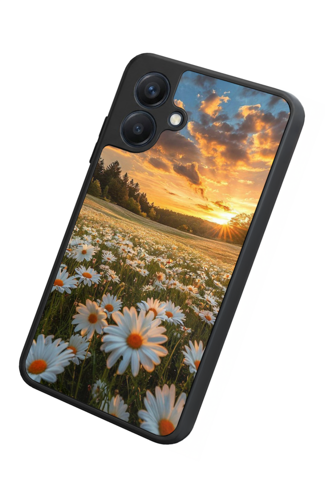 Samsung Galaxy A07 Uyumlu Cicek Tasarımlı Glossy Premium Kılıf