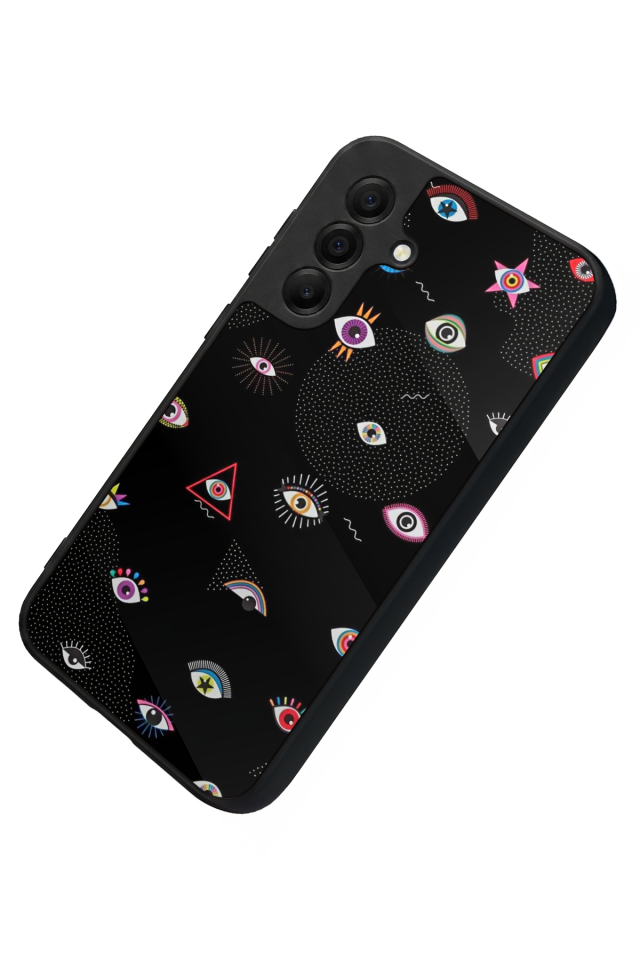 Samsung Galaxy A17 Uyumlu Göz Tasarımlı Glossy Premium Kılıf
