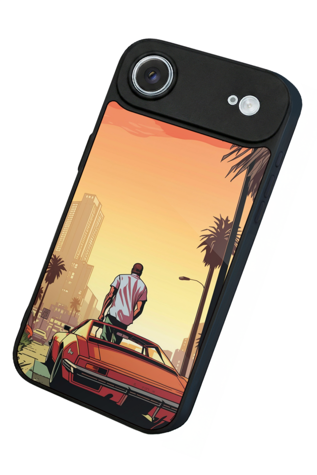 iPhone 17 Air Uyumlu GTA Tasarımlı Glossy Premium Kılıf