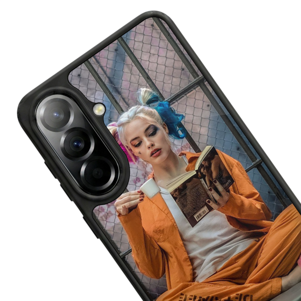 Samsung Galaxy A37 Uyumlu HarleyQueen Tasarımlı Glossy Premium Kılıf