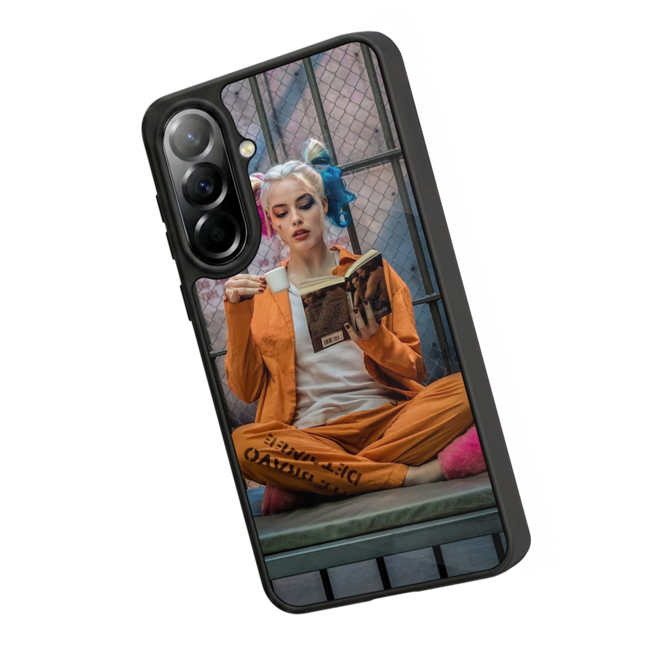 Samsung Galaxy A37 Uyumlu HarleyQueen Tasarımlı Glossy Premium Kılıf