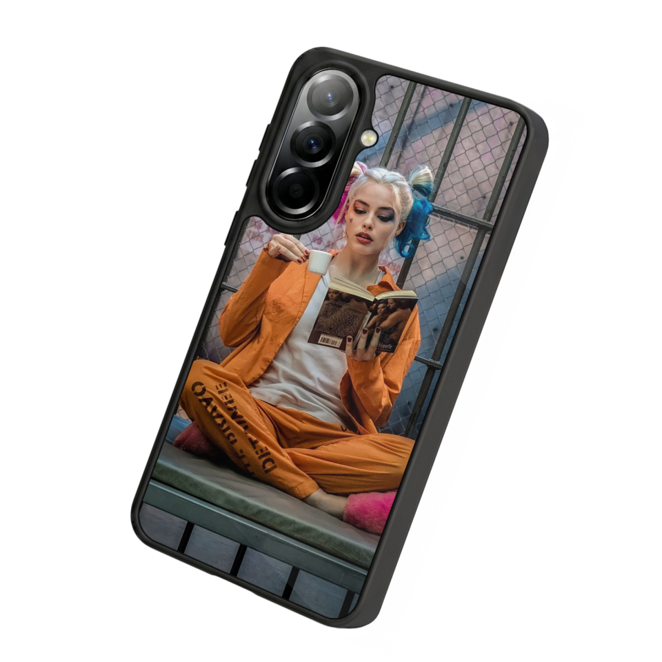 Samsung Galaxy A37 Uyumlu HarleyQueen Tasarımlı Glossy Premium Kılıf