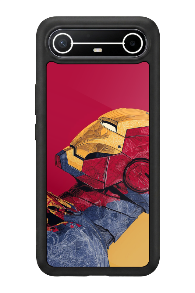 Tecno Spark Slim 5G Uyumlu  Iron Man ( Demir Adam ) Tasarımlı Glossy Premium Kılıf