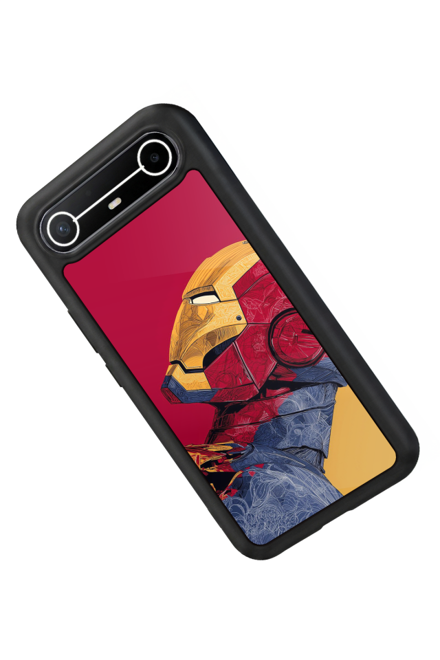 Tecno Spark Slim 5G Uyumlu  Iron Man ( Demir Adam ) Tasarımlı Glossy Premium Kılıf