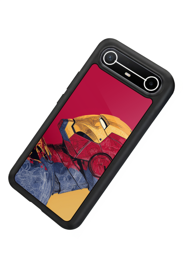 Tecno Spark Slim 5G Uyumlu  Iron Man ( Demir Adam ) Tasarımlı Glossy Premium Kılıf