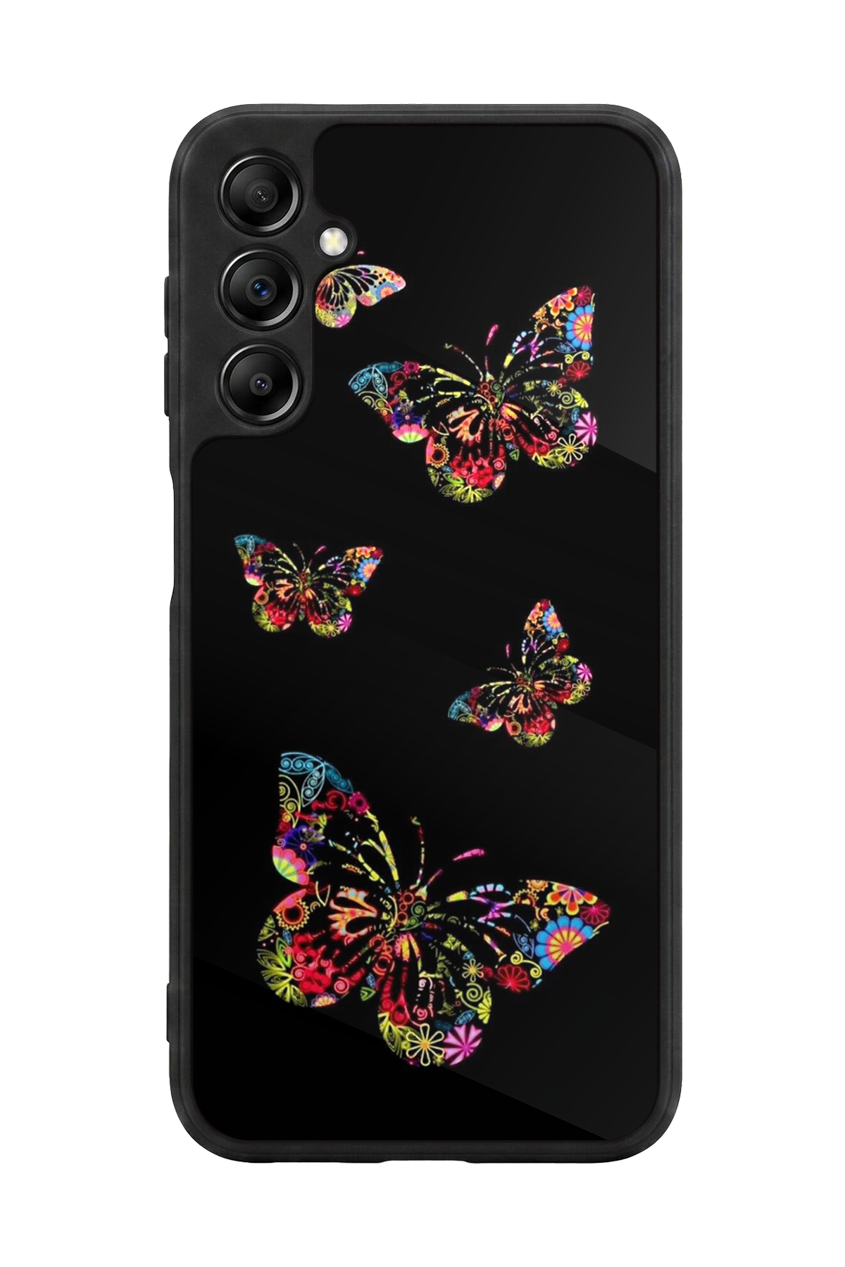 Samsung Galaxy A14 Uyumlu Kelebek Tasarımlı Glossy Premium Kılıf