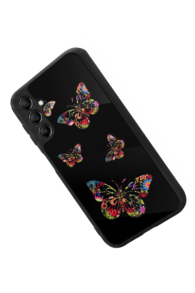 Samsung Galaxy A14 Uyumlu Kelebek Tasarımlı Glossy Premium Kılıf