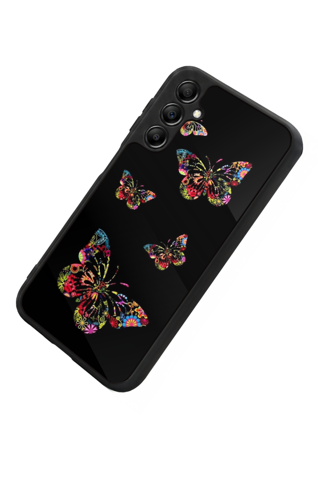 Samsung Galaxy A14 Uyumlu Kelebek Tasarımlı Glossy Premium Kılıf