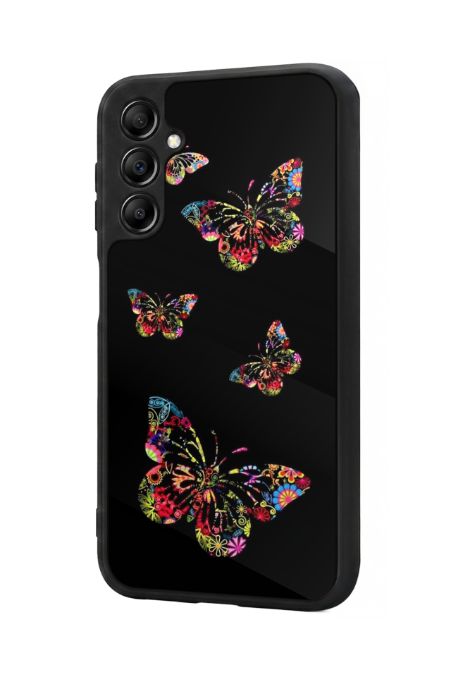 Samsung Galaxy A14 Uyumlu Kelebek Tasarımlı Glossy Premium Kılıf