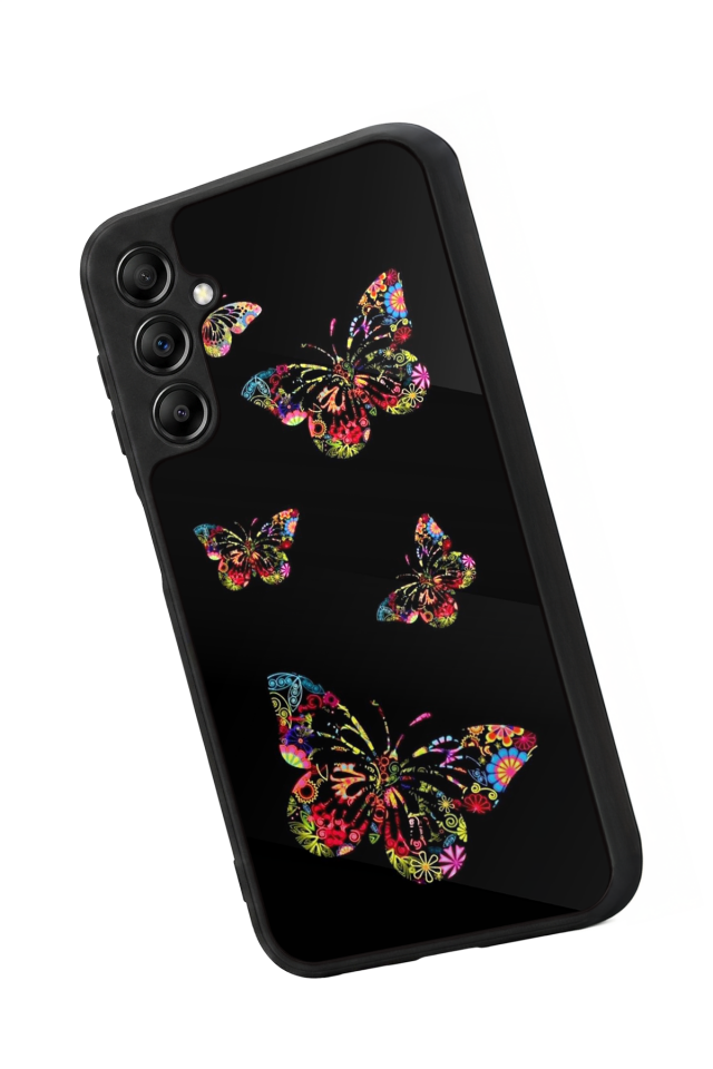Samsung Galaxy A14 Uyumlu Kelebek Tasarımlı Glossy Premium Kılıf